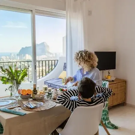 Apartment Modern With Sea View In 45 M² & Pool Calpe