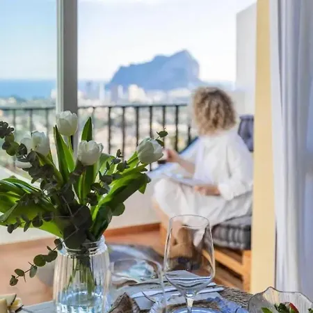 Modern With Sea View In 45 M² & Pool Calpe
